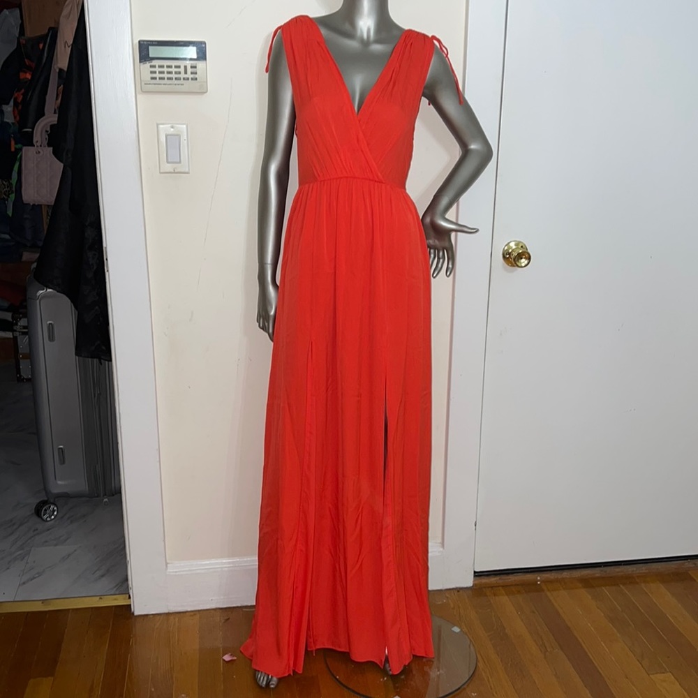 Orange long Dress